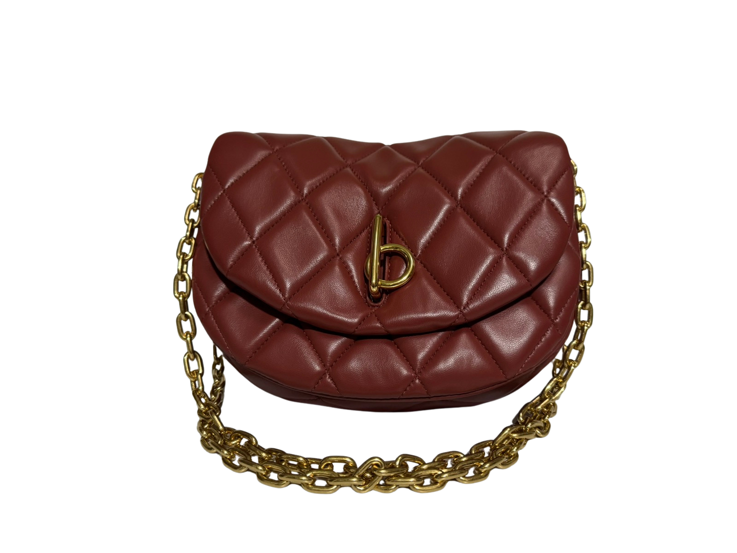 Burberry Authentic Medium Rocking Horse Quilted Smooth Leather