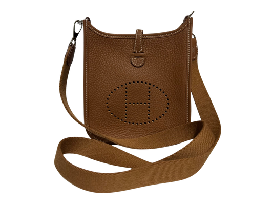 Hermes Authentic Evelyn Bag Taurillon Clemence Leather