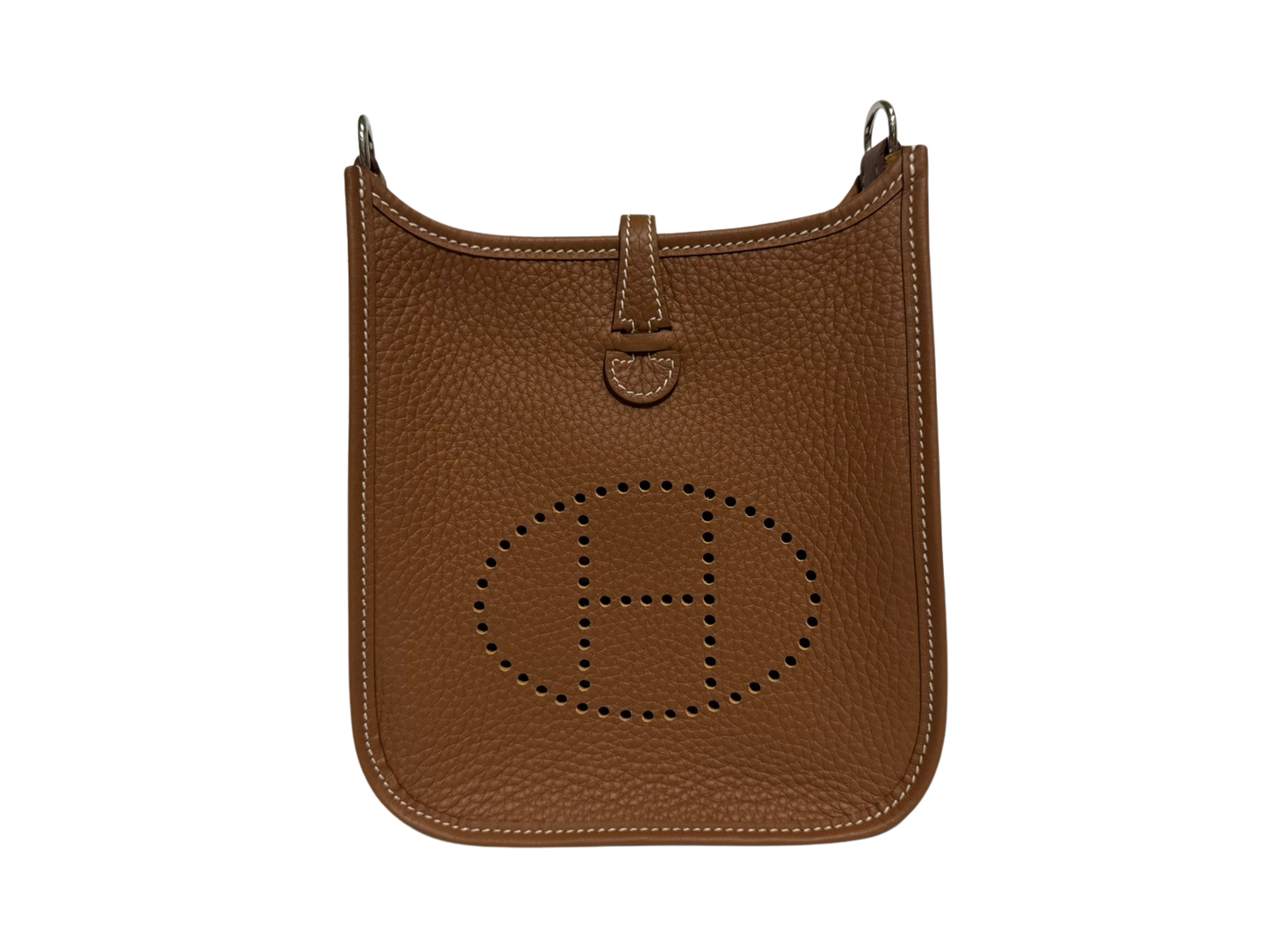 Hermes Authentic Evelyn Bag Taurillon Clemence Leather