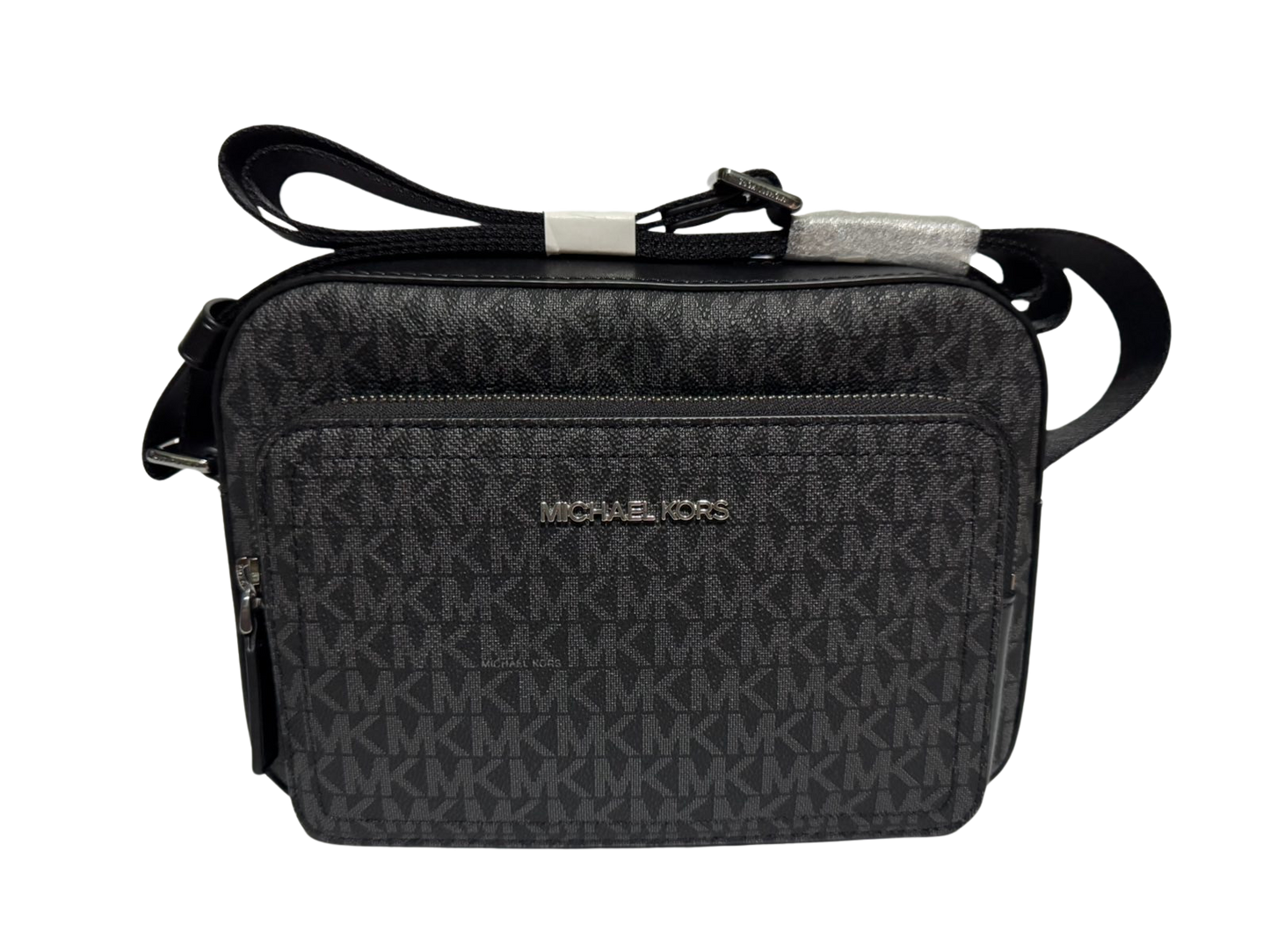 Michael Kors Cooper Signature Logo Utility Crossbody Bag (Black)