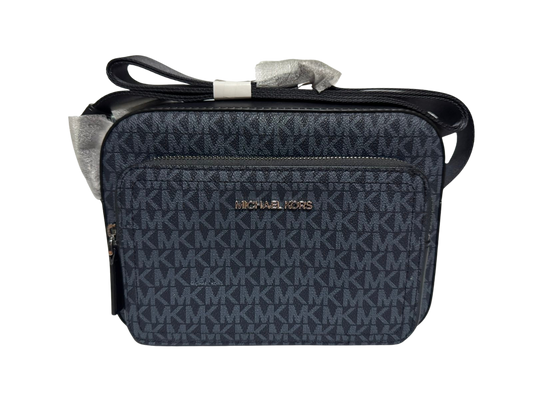 Michael Kors Cooper Signature Logo Utility Crossbody Bag (Pale Blue)