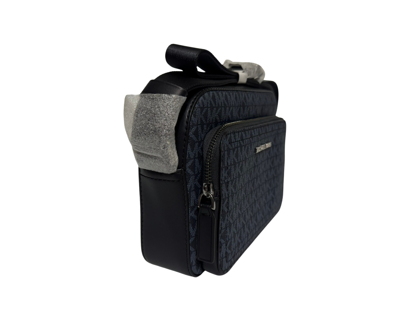 Michael Kors Cooper Signature Logo Utility Crossbody Bag (Pale Blue)