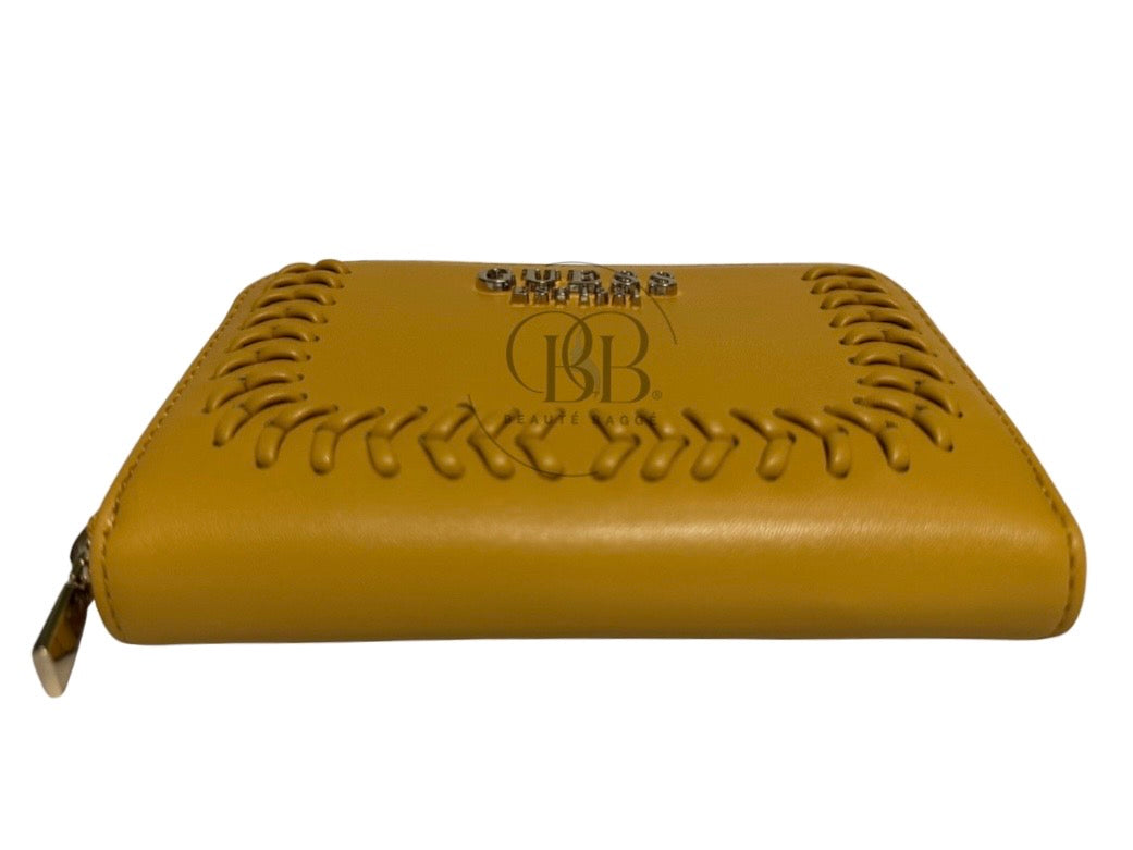 GUESS TATUM SLG SMALL ZIP-AROUND WALLET (MARIGOLD)