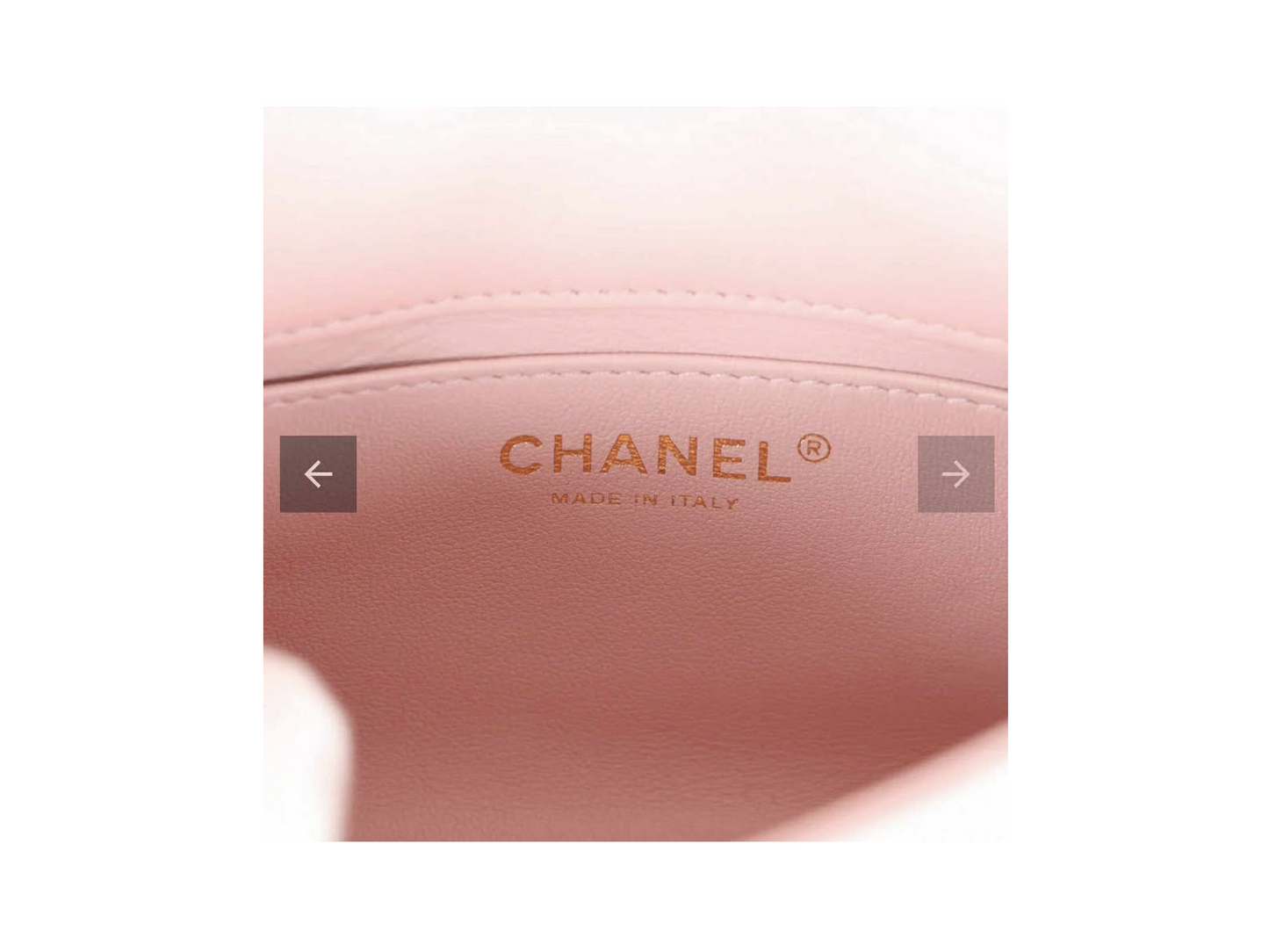 Chanel Mini Rectangular Flap Bag with Heart Chain Pink Lambskin Brushed Gold Hardware