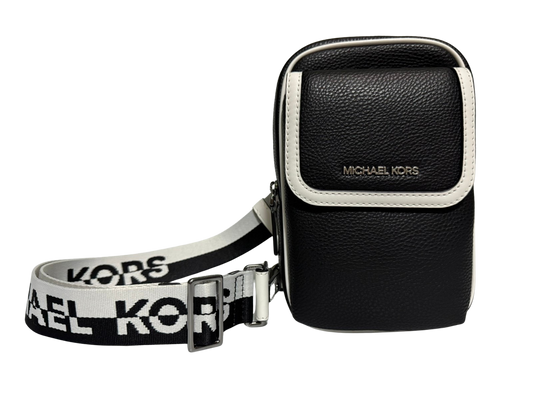 Michael Kors Cooper Medium Two-Tone Sling Pack (Black)