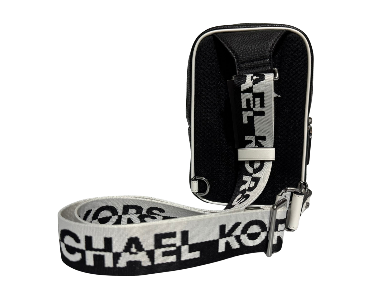 Michael Kors Cooper Medium Two-Tone Sling Pack (Black)