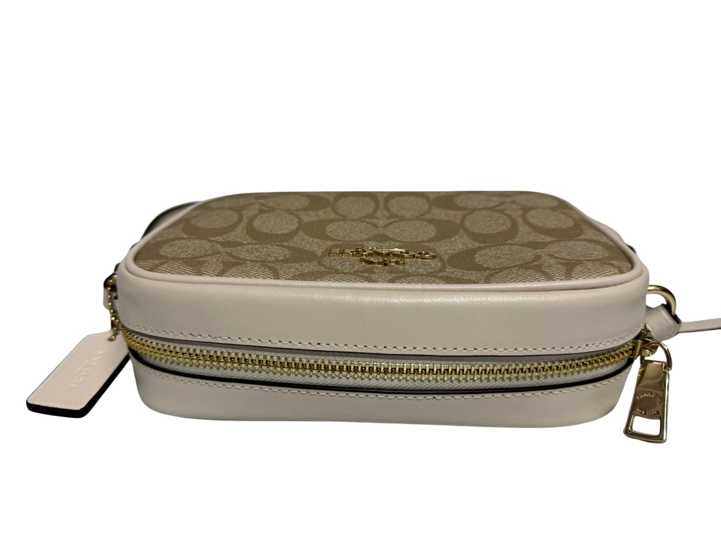 Coach Mini Jamie Camera Bag In Signature Canvas (Light Khaki Chalk)