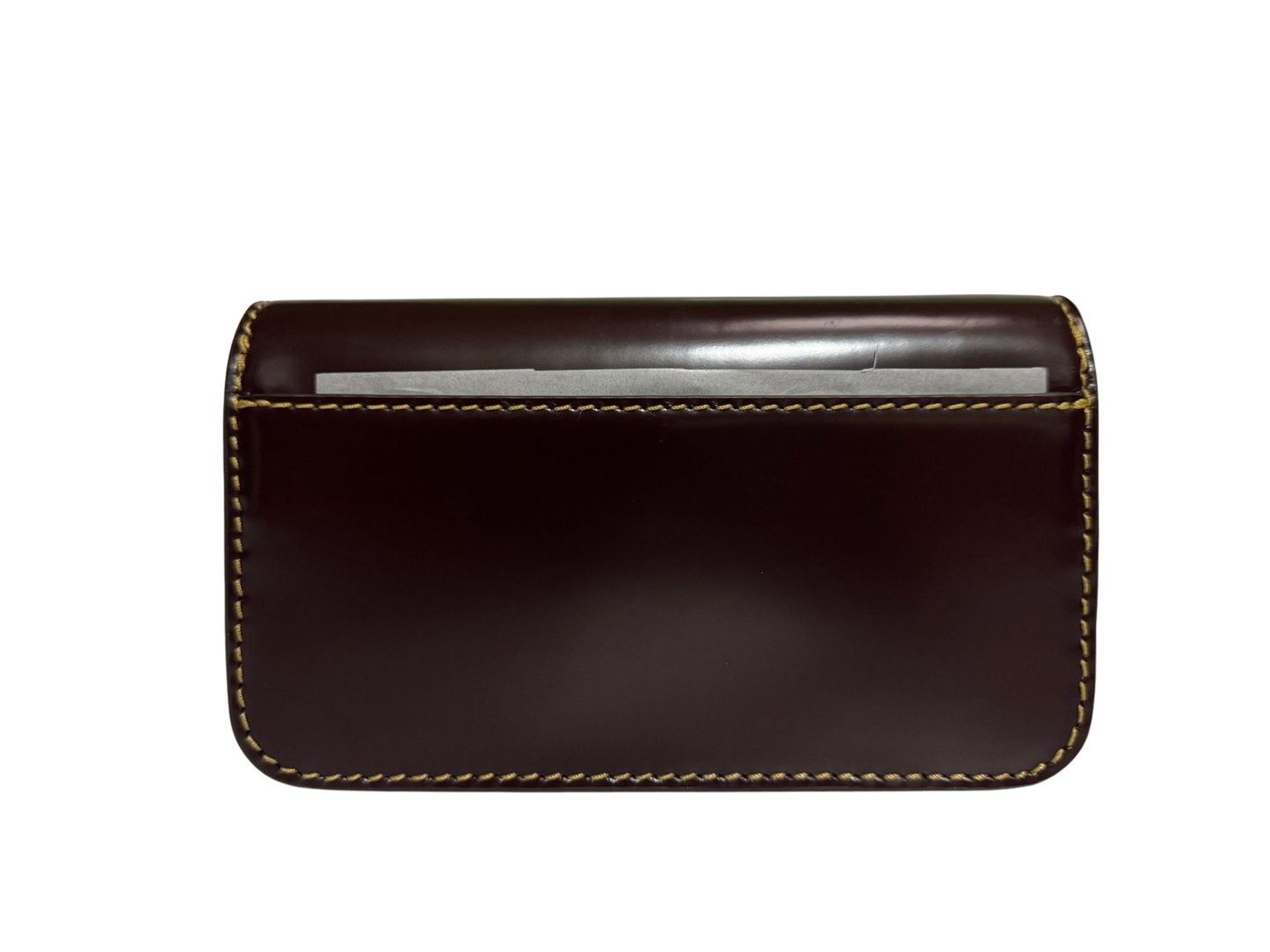 Tory Burch Britten Smooth Chain Wallet With Wristlet (Tempranillo)