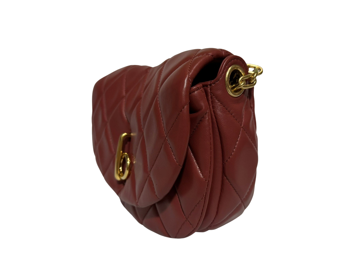 Burberry Authentic Medium Rocking Horse Quilted Smooth Leather