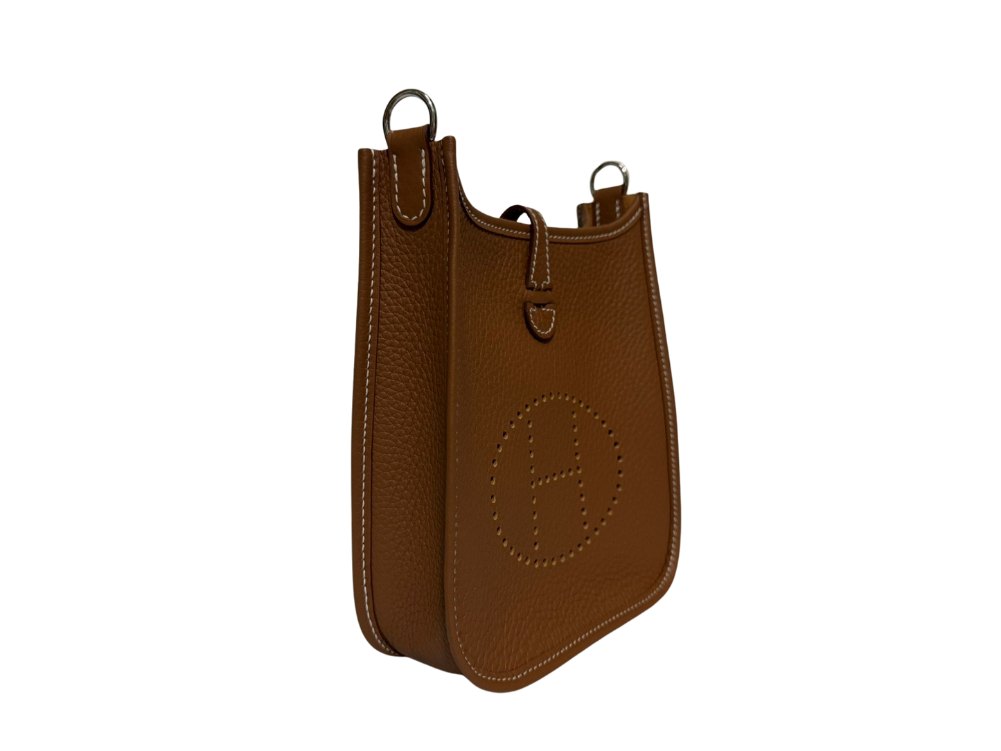 Hermes Authentic Evelyn Bag Taurillon Clemence Leather