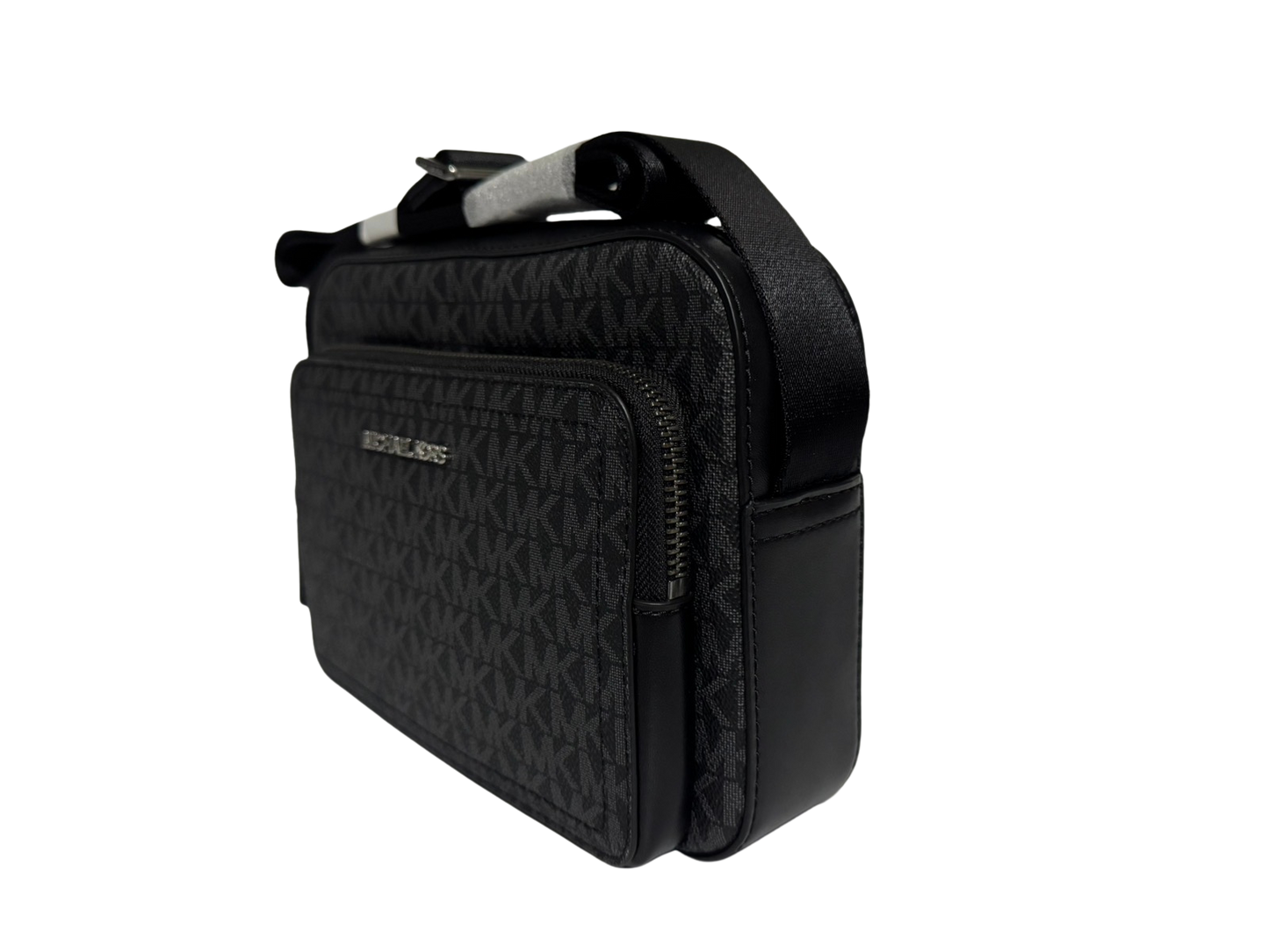 Michael Kors Cooper Signature Logo Utility Crossbody Bag (Black)