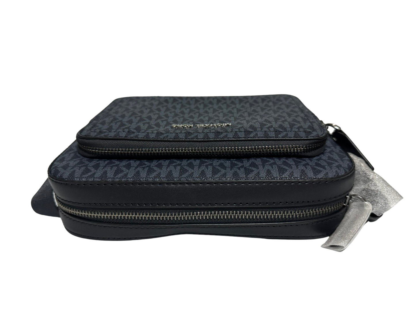 Michael Kors Cooper Signature Logo Utility Crossbody Bag (Pale Blue)